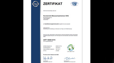 IATF-Zertifikat