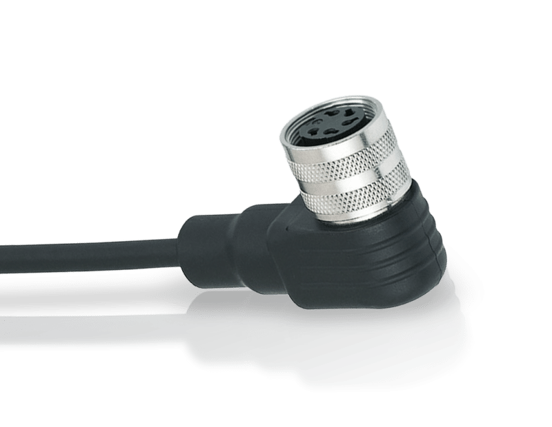 M16x0.75 6 针接线盒，弯头型